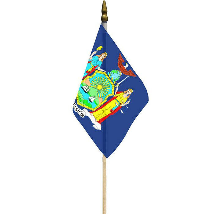 12x18" New York State Stick Flag