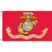 3x5' US Marine Corps Poly-Cotton Flag