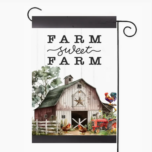 Farm Sweet Farm Garden Flag