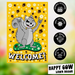Squirrel Welcomes Garden Flag