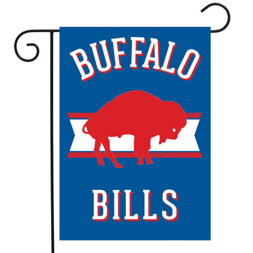 Buffalo Bills Blue Retro Garden Flag