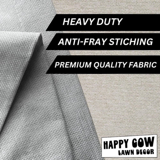 Happy Cow Lawn Decor Flag Fabric
