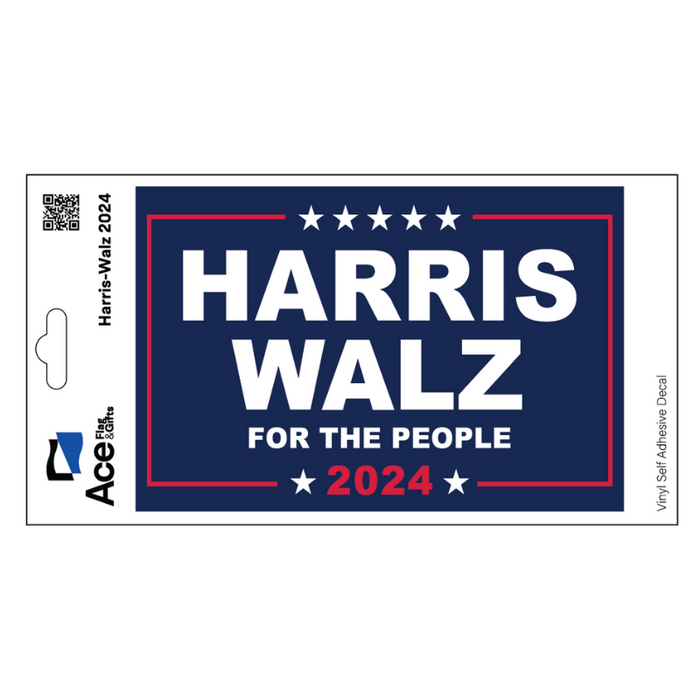 Harris Walz 2024 Decal - Made in USA