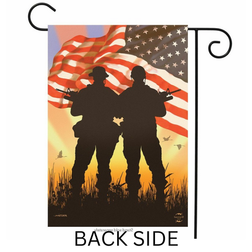 American Heroes Garden Flag