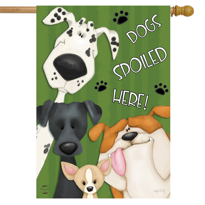 Spoiled Dogs Banner Flag