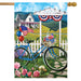 Patriotic Bicycle Banner Flag