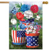 America In Bloom Banner Flag