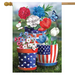 America In Bloom Banner Flag