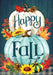 Happy Fall Pumpkins Banner Flag