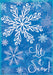 Glistening Snowflakes Flag