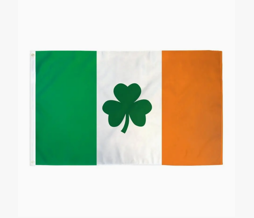 Ireland Clover Thin Polyester Flag