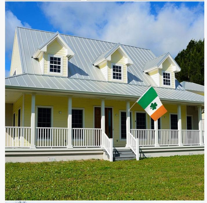 Ireland Clover Thin Polyester Flag