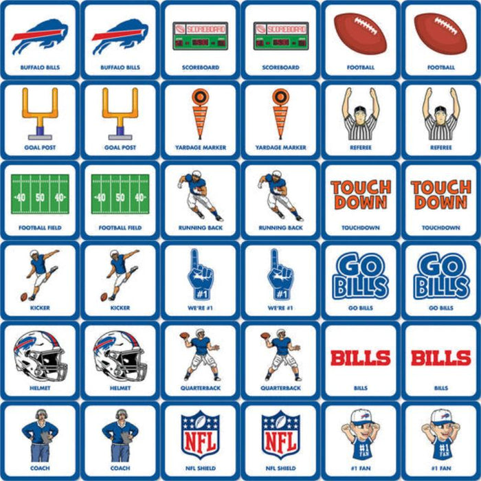 Buffalo Bills Matching Game