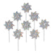 Silver Whirl Mylar Pinwheel