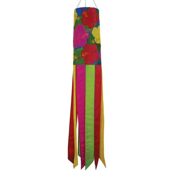 40" Tropical Flowers Windsock