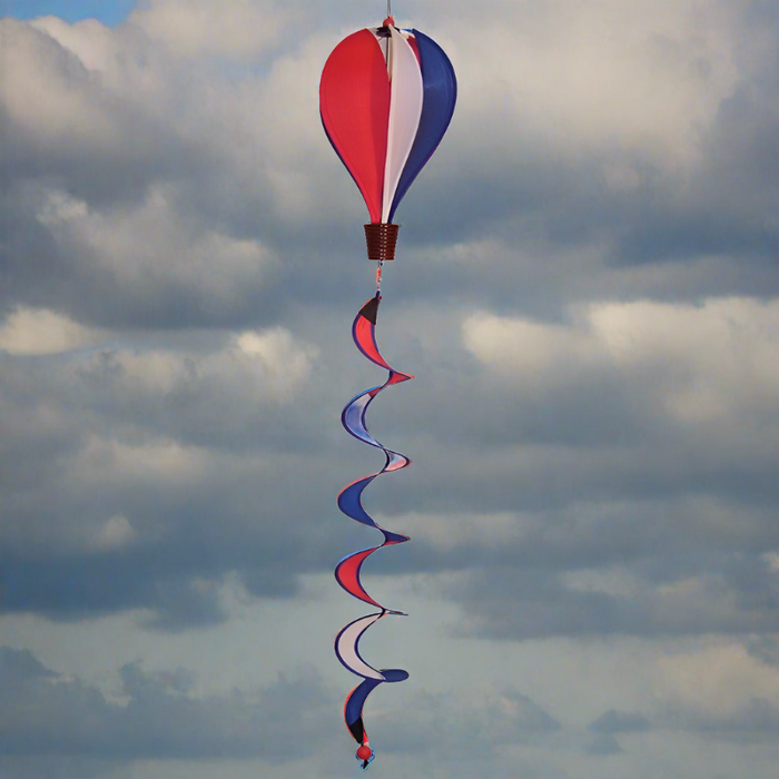 Mini Red, White, and Blue Hot Air Balloon