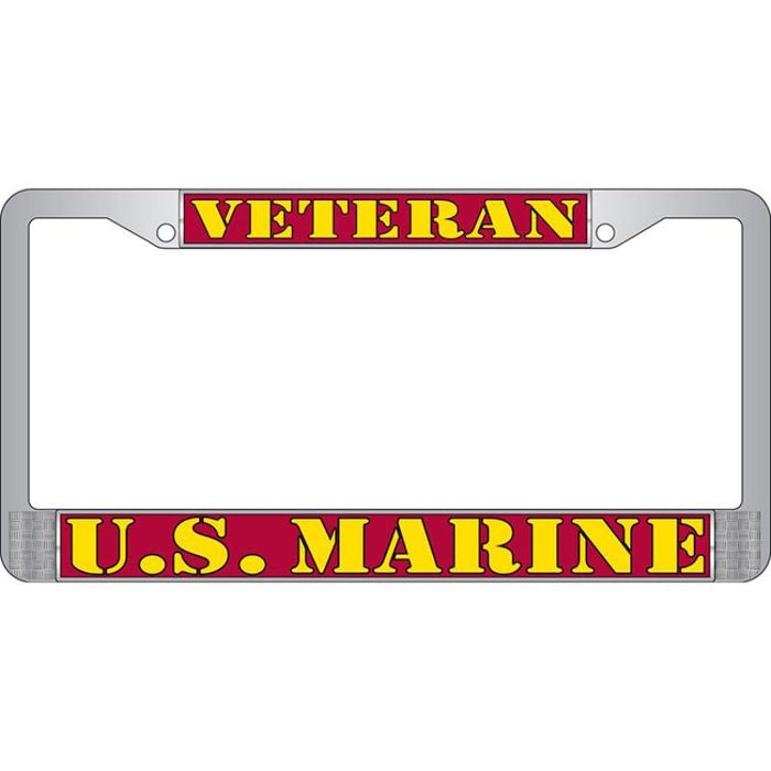 US Marine Corps Veteran License Plate Frame