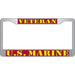 US Marine Corps Veteran License Plate Frame