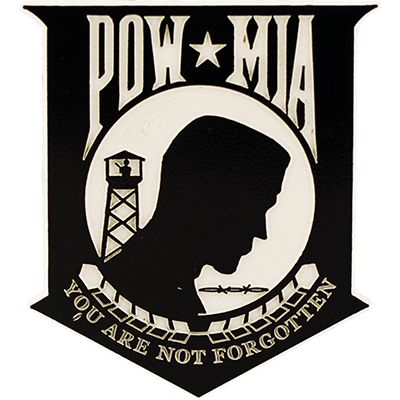 POW/MIA Emblem Rubber Magnet