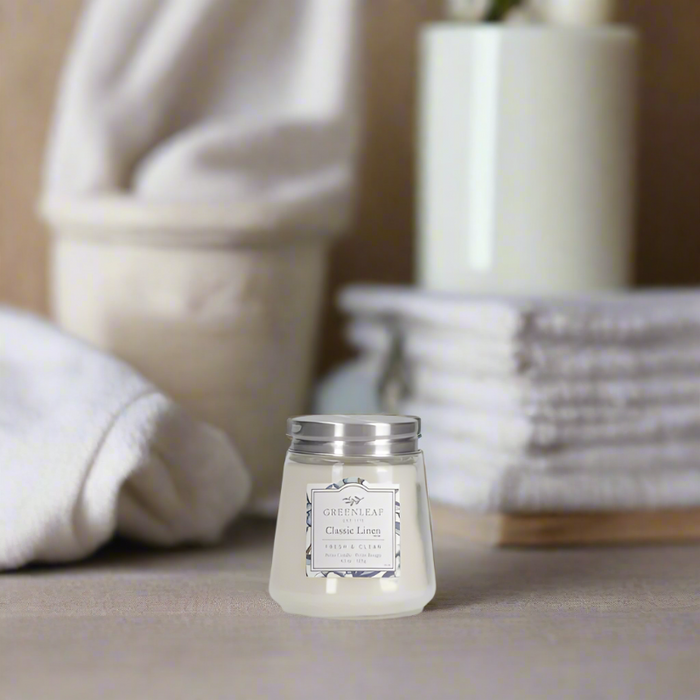 Classic Linen Petite Candle