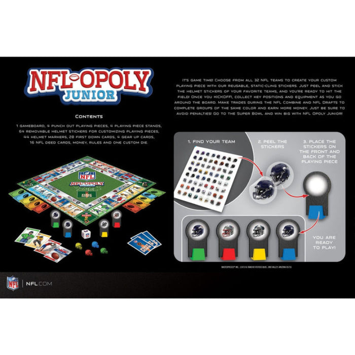 NFL Opoly Junior Board Game