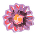 Purple Sunflower Metal Flower Pick
