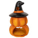 Double Stack Jack O'Lantern Tealight Holder
