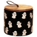 Ghost Ceramic Canister w/ Lid
