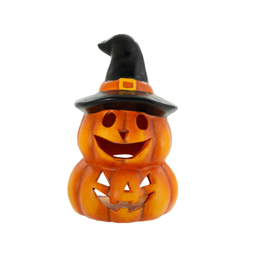 Double Stack Jack O'Lantern Tealight Holder