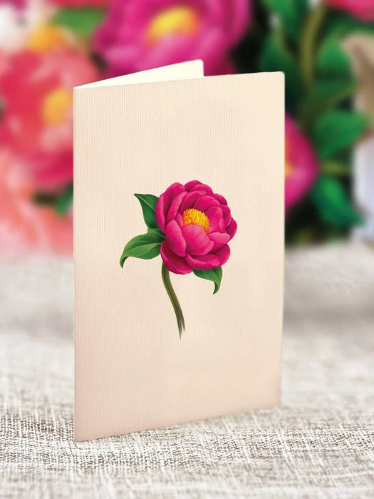 Mini Peony Paradise Pop-Up Bouquet w/ Note Card