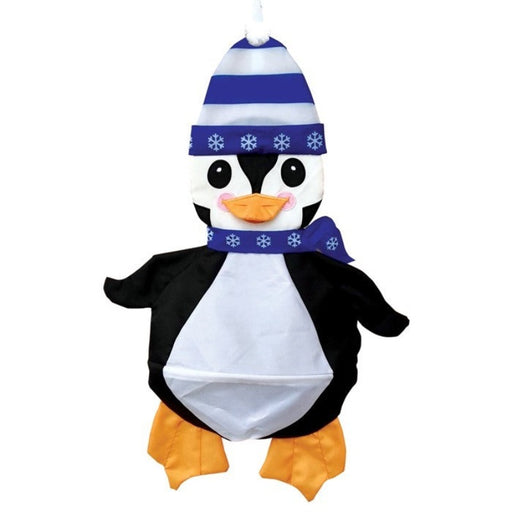 30" Winter Penguin Windsock Friend