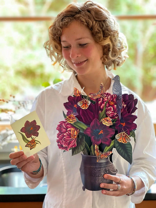 Moonlight Gardens Pop-Up Bouquet w/ Note Card