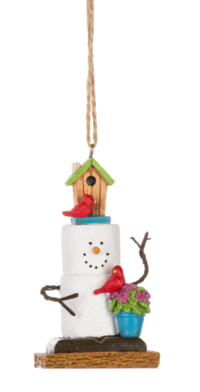 S'mores with Birdhouse Ornament