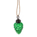 Mini Green Mercury Pinecone Glass Ornament
