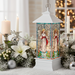 Stained Glass Shimmer Angel Light Up Water Lantern