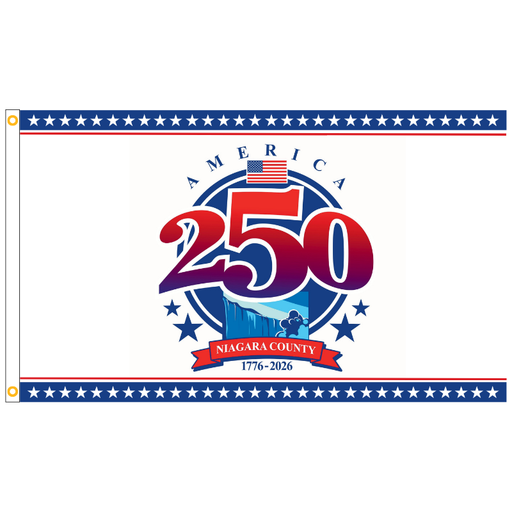 Niagara County America 250 Polyester Flag