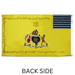 3x5' Philadelphia Lighthorse Nylon Flag