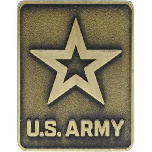 US Army Logo Vintage Gold Lapel Pin