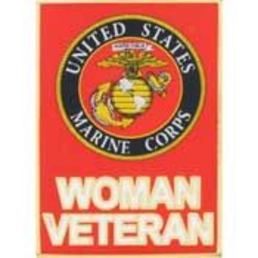 US Marine Corps Woman Vet Lapel Pin