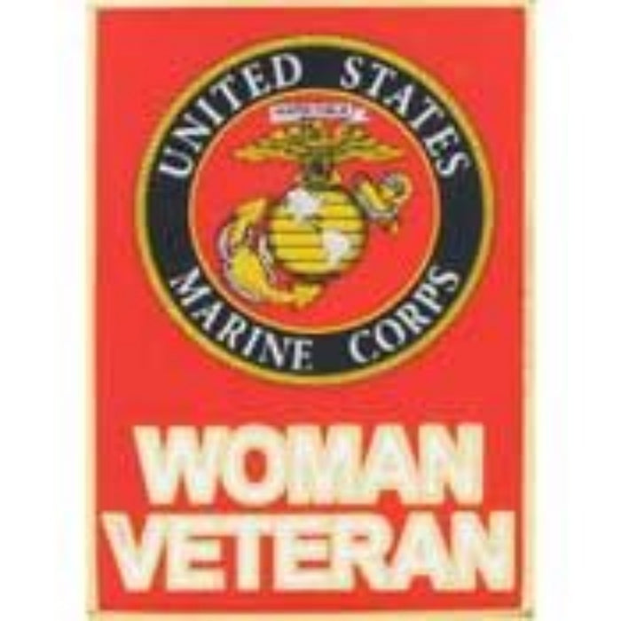 US Marine Corps Woman Vet Lapel Pin
