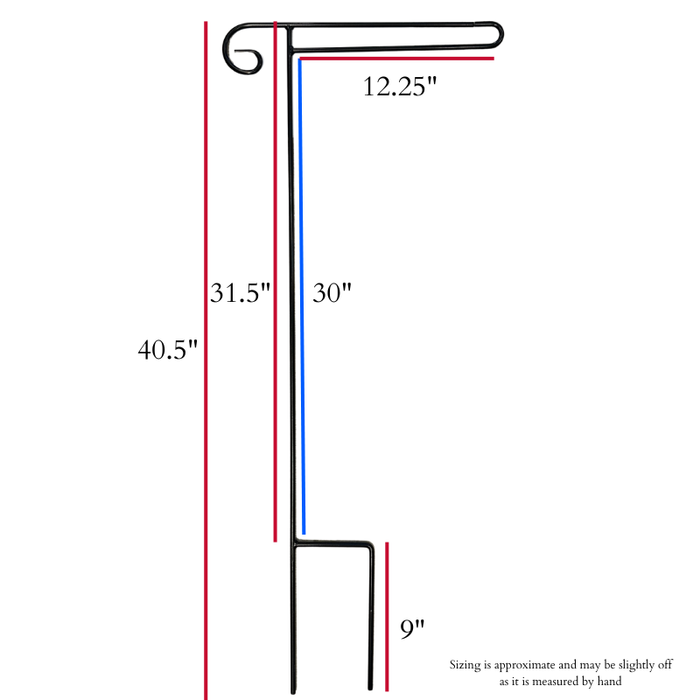 Plain Wrap Around Garden Stand - Made in the USA