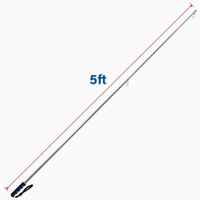 5ft Hand-Held Collapsible Flag Pole