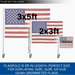 5ft Hand-Held Collapsible Flag Pole