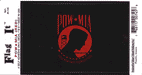 POW-MIA Red Logo Decal - Made in USA