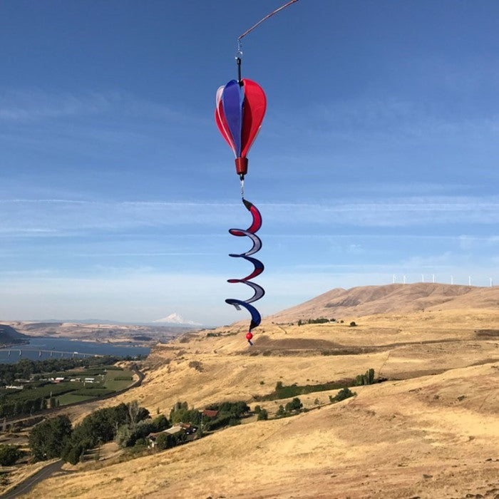 Mini Red, White, and Blue Hot Air Balloon