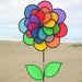 24 Petal Flower with Leaves Triple Wheel Spinner