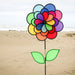 24 Petal Flower with Leaves Triple Wheel Spinner