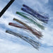 51" Silver Holographic Mylar Windsock