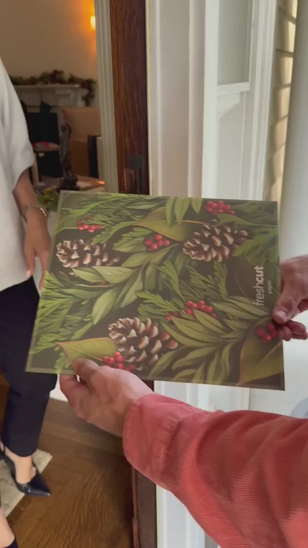 Holiday Light Up Candle Pop-Up Bouquet w/ Note Card