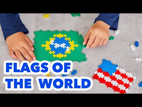 Learn to Build Flags of the World - 500 Piece Plus Plus Set